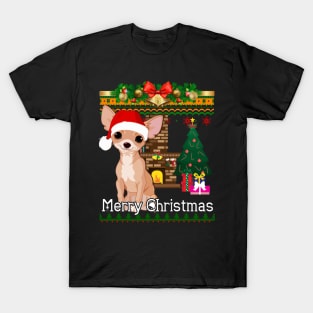 Ugly Christmas Sweater CHIHUAHUA T-Shirt